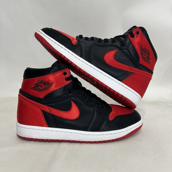 Nike Air Jordan 1 High OG Retro “Satin Bred” - Picture 1 of 8